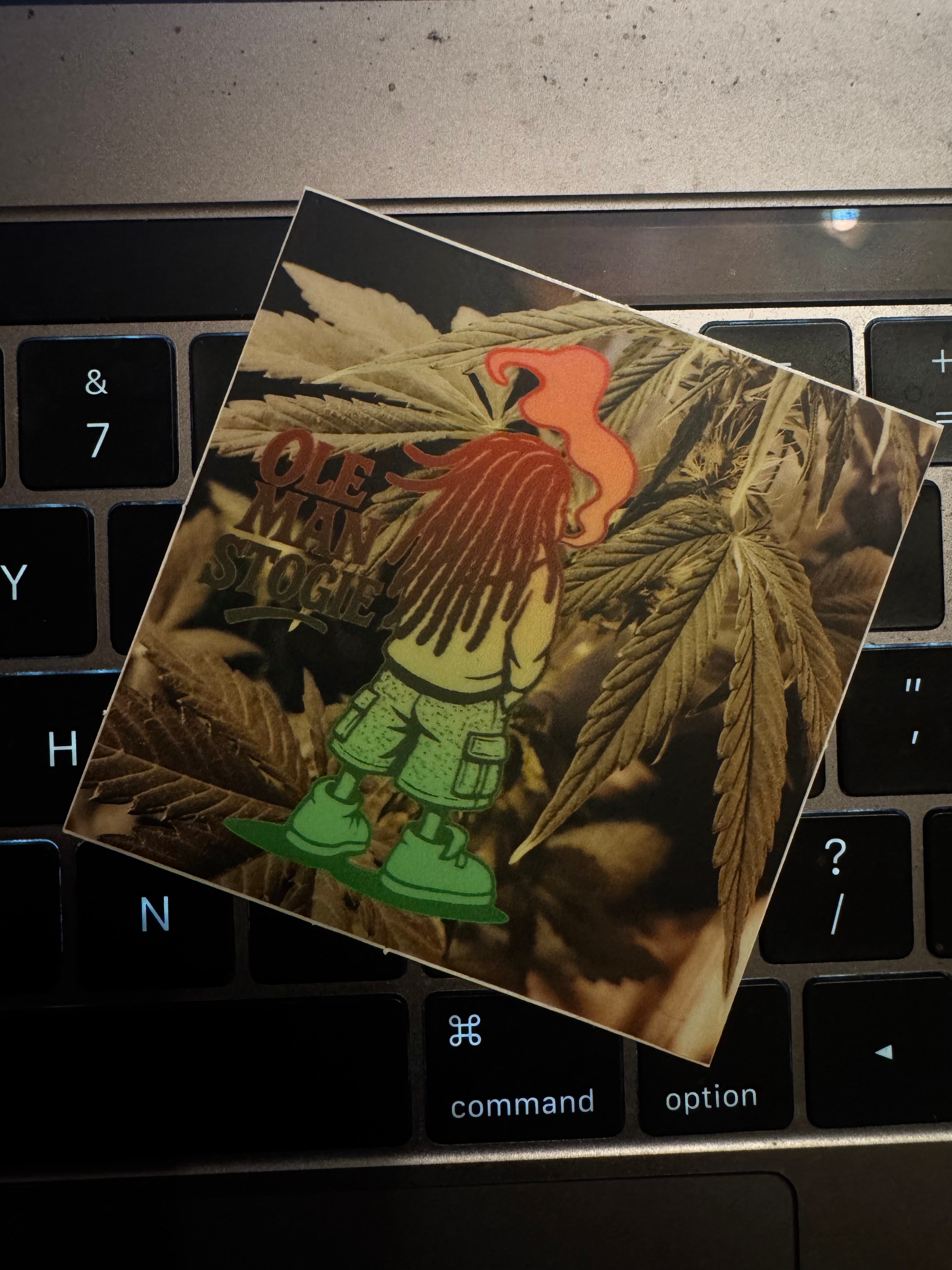 SLOWBURN GANJA STICKERS #purp #kush