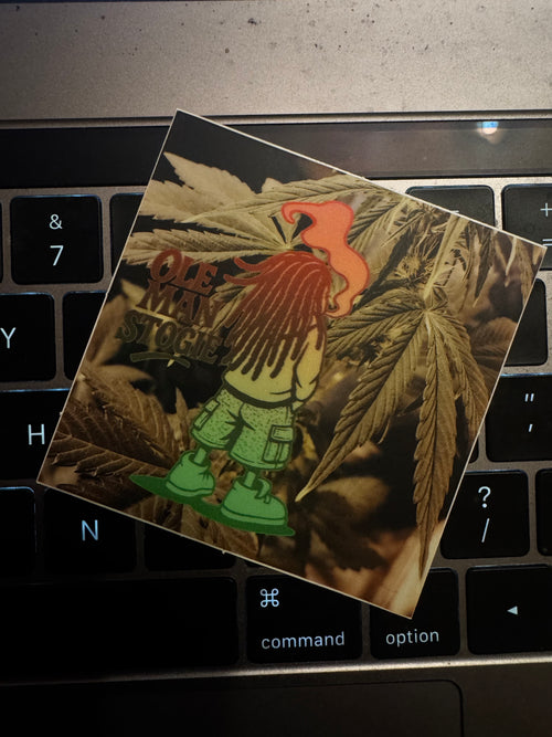 SLOWBURN GANJA STICKERS #purp #kush