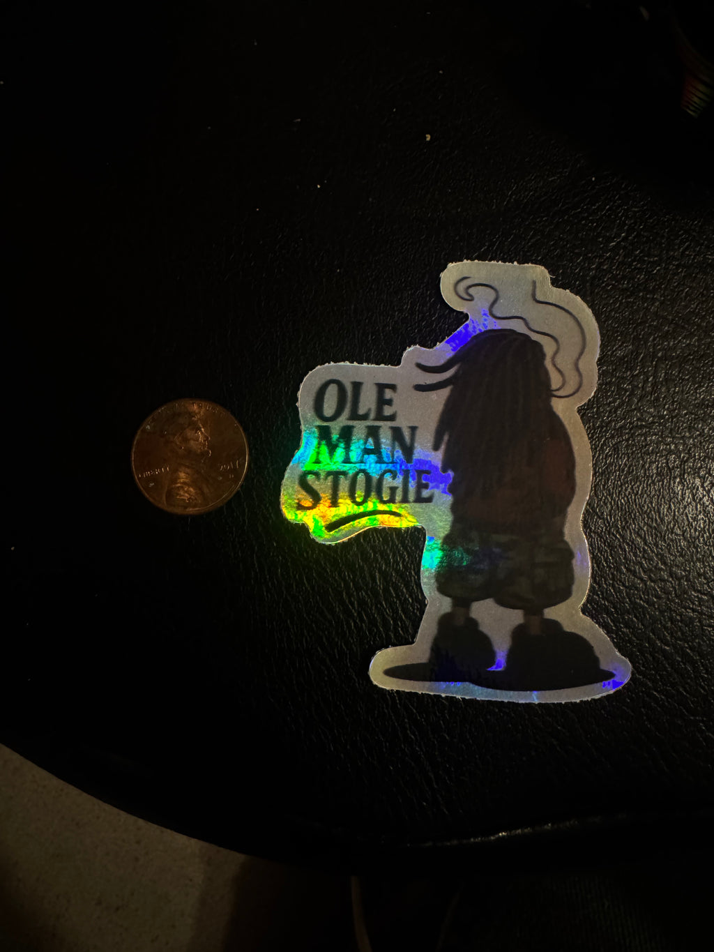 SLOWBURN STICKER #iridescent #camo￼